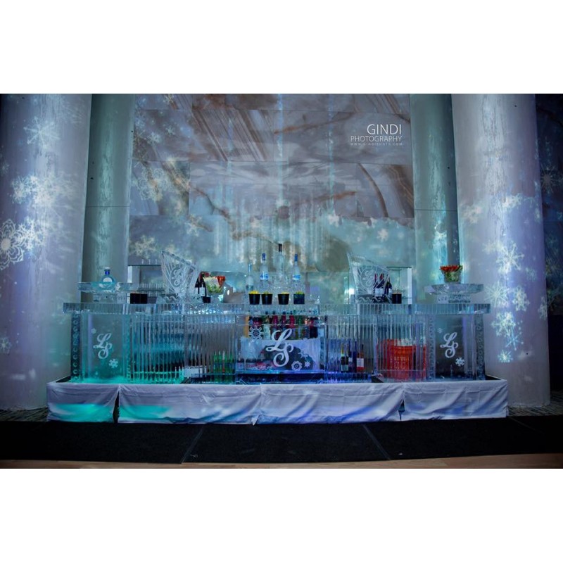 120LBS SOLID ICE - Weekend Party Ice Luge — Ice Mill