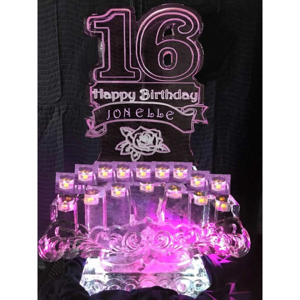 Sweet 16 Ice Sculpture