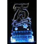 75 Birthday Ice Sculpture