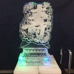 Chinese Symbol/Calligraphy Ice Sculpture or Luge