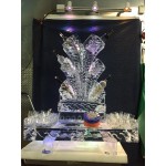 Vodka-Caviar Display Ice Sculpture