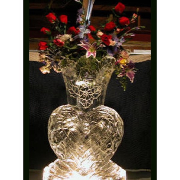 Vase Ice Sculpture or Luge