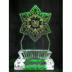 Star of David Ice Sculpture