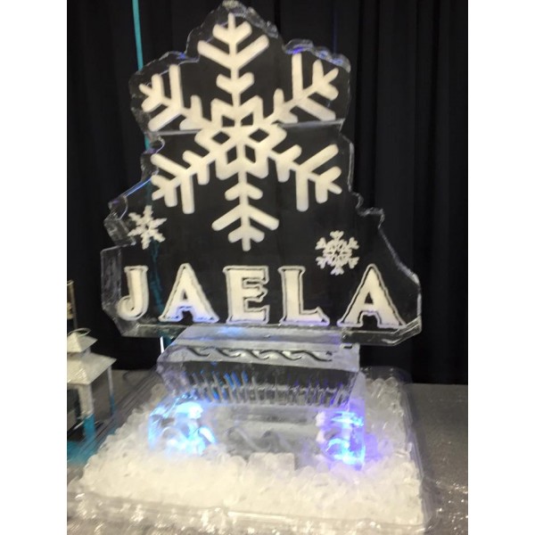 Winter Theme Ice Sculpture