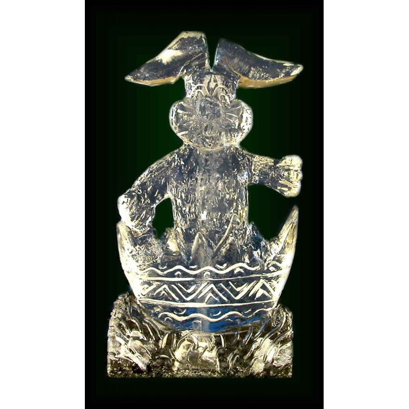 Sculptures in Ice Reusable Bunny Ice Sculpture Mold