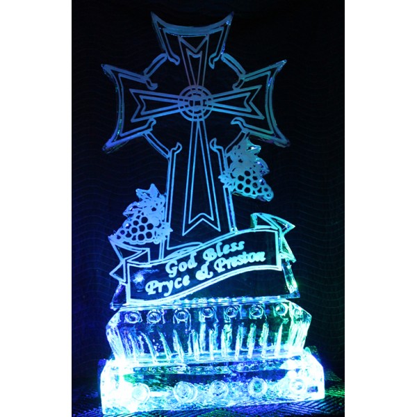 Christian Theme Ice Sculpture