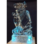 Golf Caddy Ice Sculpture