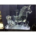 Horse & Carriage Ice Sculpture