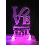 Love Sign Ice Sculpture