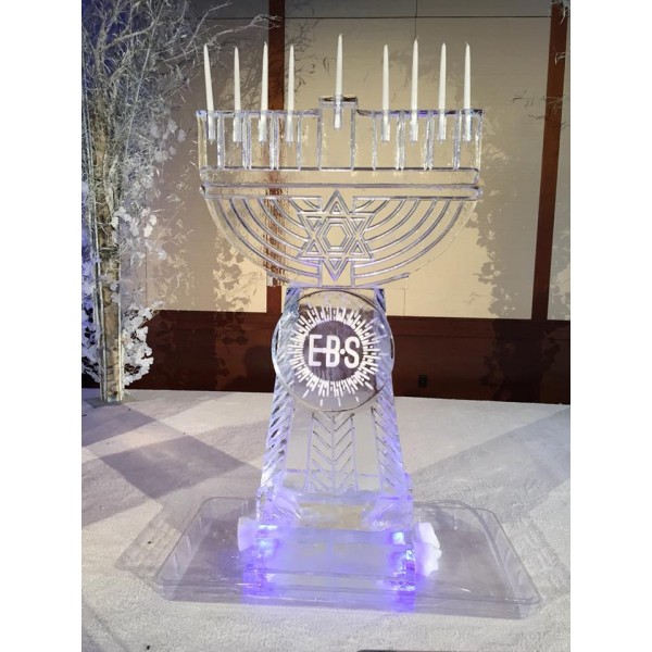 Menorah Ice Sculpture