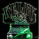 Monogram Ice Sculpture