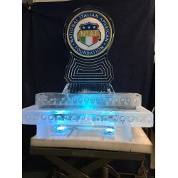 Vodka-Caviar Display Ice Sculpture