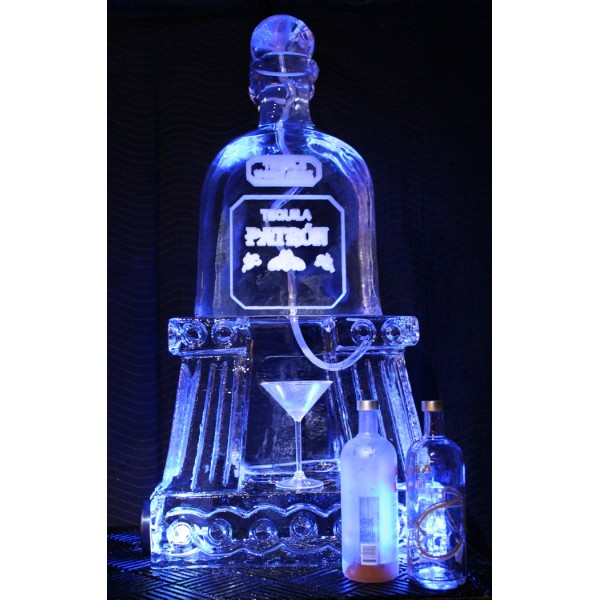 Patron Bottle Ice Luge