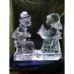 Pilgrim Boy & Girl Ice Sculpture