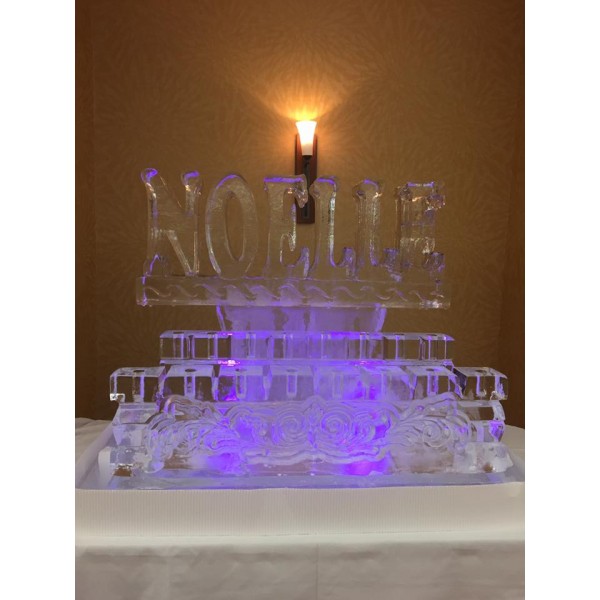 Monogram Ice Sculpture